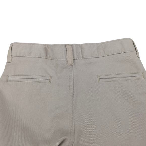 EUC Chaps Khaki Dress Pants Cotton Blend Boys US 12 Flat Pockets - Picture 9 of 10